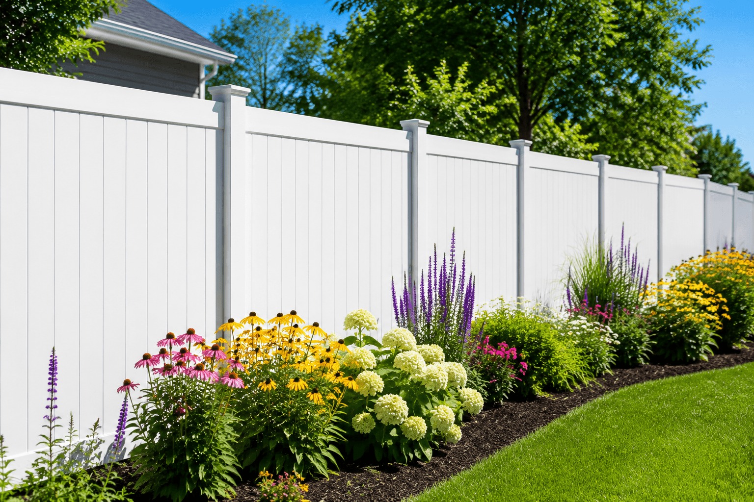 Vinyl Fencing view 1